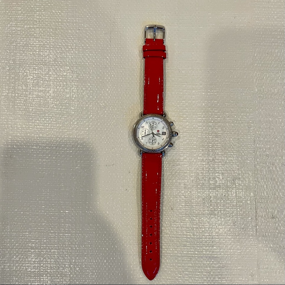 Michele CSX Diamond Chronograph Watch